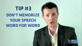 Public Speaking & Presentation Tips- How To Memorize A Speech