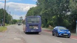 Here is the Volvo Berkshire bus 69387 on the A4 in Heathrow Sunday 16 June 2024