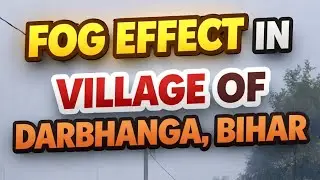 Real Village Life LIVE |Dense Fog Evening in Village Darbhanga, Bihar | 🌫️🌾 #viral #trending #Bihar