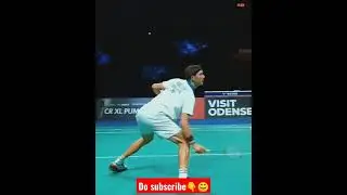 Trickshot 🔥😲 by Viktor axelson🇩🇰🔥 #badminton #trickshots #viktoraxelsen