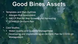 Good Bines - Best Practices Tools for Hop Growers (slides only)