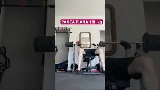 PANCA PIANA 118  kg #massimotaramasco #fitnessmotivation #pancapiana