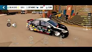 how to make 3sec glitch civic in car parking