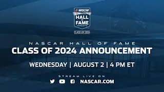 LIVE: NASCAR Hall of Fame class of 2024 announcement and Q&A
