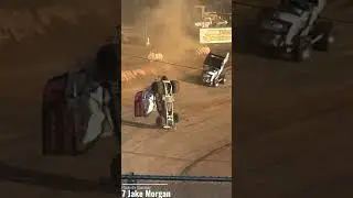 Two Wild Sprint Car Flips In Same Spot On Backstretch At Placerville Speedway!