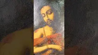 EARLY - ORIGINAL ANTIQUE OIL PAINTING ICON ON COPPER OF JESUS #healing #icon #religion #gorgeous