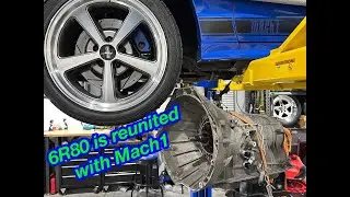 Mach 1 is reunited with the 6R80!  Installation and test drive inside!