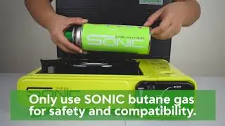 MP Marketing | How to use Sonic Portable Stove with Butane Gas