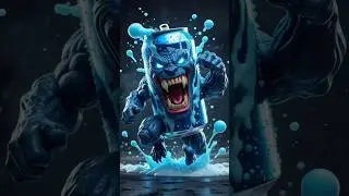 The soda can monster 😱 #ai #horror #animation