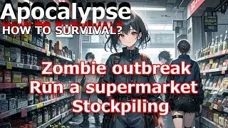 Apocalypse, Zombie outbreak,  I opened a supermarket in the countryside.#apocalypse