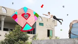 Kite Flying Challenge With Mukaram Hair Cut 😁