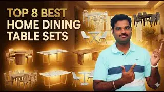 ✅ Top 8 Best Dining Table In India 2026 With Price |Wood Dining Table Set Review & Comparison