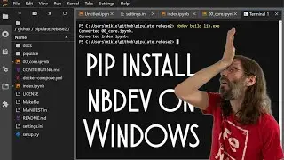 pip install nbdev on Windows 10