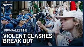 &lsquo;Let Us March&rsquo;: Violent Clashes Erupt At Anti-Herzog Protest | 10 News