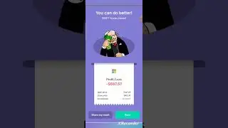 6 22.2% (17% Profit) Stock Market Simulator Game Progress