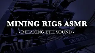 Mining Rigs ASMR | Ethereum Sound | ETH Computer Fan Noise | Crypto Relaxing Computer Sounds