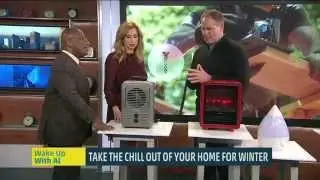 Crane's Drop Humidifier & Fireplace Heater make the Weather Channel 1-15-2015