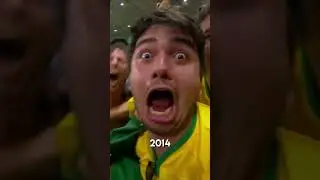Crazy Brazil Fan Glow up #messi #ronaldo #fifa #fifamobile