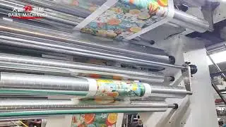 6 Colors New Central Drum Flexographic Printing Machine
