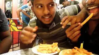 UNLIMITED PERI-PERI FRIES Challenge | (Bleeding Tongue) Gone Wrong | Food Eating Competition
