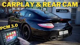 Porsche 911 997 Turbo Apple CarPlay Retrofit + Reverse Camera | PCM 3.0 Upgrade