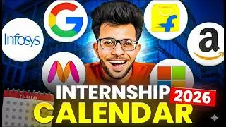 Internship Calendar 2026 | Which company hires When ? | OFFCAMPUS Internship 👨🏻&zwj;💻✅