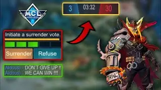WATCH: NEVER GIVE UP - ALDOUS IMPOSSIBLE TASK EPIC COMEBACK IN MCL | HiZu