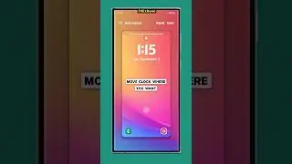 One UI 6 Feature already on good lock | reposition lock screen clock