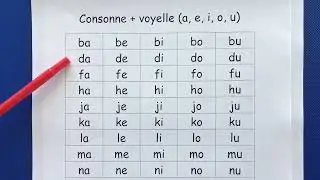 5. Ba, be, bi, bo, bu