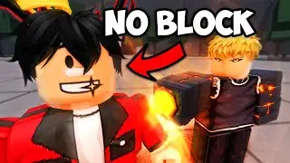I played without BLOCKING in The Strongest Battlegrounds...