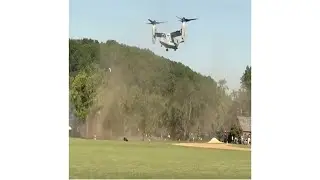 V22 Osprey Destroys Park