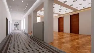 Visualisierung Beleuchtungskonzept P&auml;dagogische Hochschule Steiermark