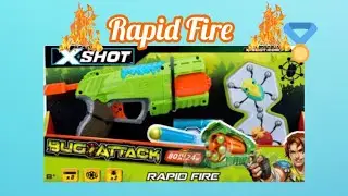 Zuru X-shot Bug Attack Rapid Fire обзор на бластер