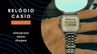 Rel&oacute;gio Casio vintage (r&eacute;plica) | Shein, Shopee, Aliexpress | - Review, fun&ccedil;&otilde;es e etc.