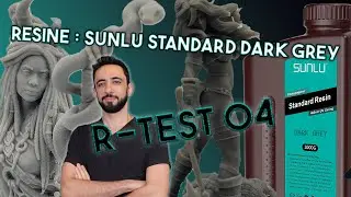 Test de r&eacute;sine - SUNLU STANDARD Dark Grey -  R-TEST 4