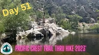 Pacific Crest Trail thru hike 2023' Day 51 - Splinter cabin to Joshua tree inn #backpacking #hiking
