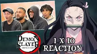 NEZUKO CAN'T BE STOPPED! | BROTHERS watch Demon Slayer 1x10 