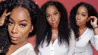🚫 NO Bleach 😱 This is SCALP! 🔥 | TRANSPARENT 13x6 Curly Lace Front Human Hair Wig | Julia Hair