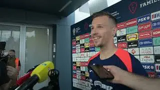 Mislav Or&scaron;ić dao izjavu za medije prije treninga hrvatske reprezentacije