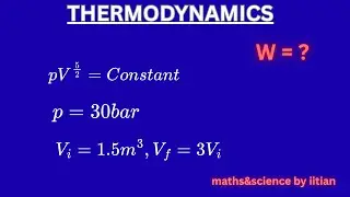 NEET JEE PHYSICS | Работа в политропном процессе (pV^n = C) | Объяснение термодинамики
