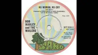 UK New Entry 1975 (234) Bob Marley And The Wailers - No Woman, No Cry