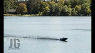 RC Boat - Dennis' Shockwave 55 short GPS run - Ontario RC Short Clips