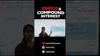 SSC GD 2026 🎯|| SIMPLE AND COMPOUND INTEREST🔥|| Free Arithmetic classes || All government jobs
