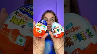 Kinder chocolate and kinder joy Harry Potter unpacking 😛😇
