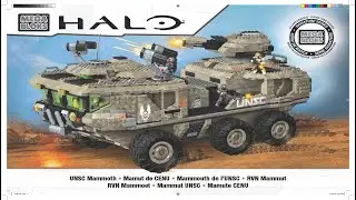 Mega Bloks Instructions | Halo | 97174 | Unsc Mammoth