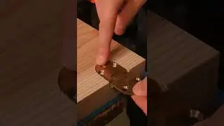 How to install sewing machine hinges. / ミシン丁番の取付け方#shorts #diy #woodworking #tools #asmr