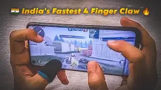 India’s Fastest 4-Finger Claw Player? 🇮🇳🔥 | BGMI TDM Handcam 2025