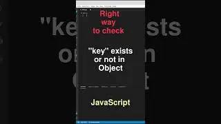 Right way to check key availability in object in Javascript