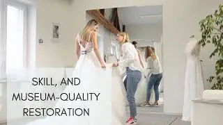 Restoration of Aged Gowns - Chicago Wedding Dress Cleaners