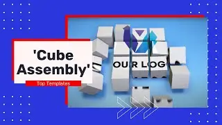 Cube Assembly Logo Animation From Viddyoze | Create Marketing Videos